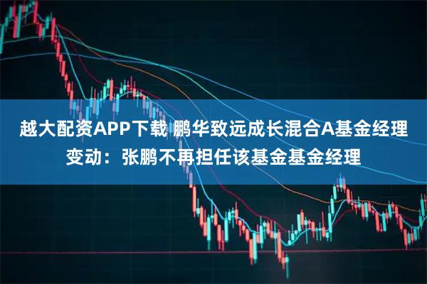 越大配资APP下载 鹏华致远成长混合A基金经理变动：张鹏不再担任该基金基金经理